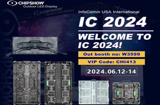 Chipshow at InfoComm Las Vegas 2024 With Futuristic LED Display Solutions!