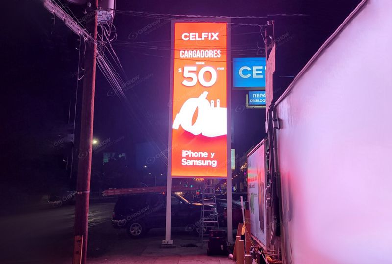 C-Slim P6.67 outdoor LED advertising board in USA